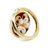 Bling bling pearl and diamonds mobile phone metal ring buckle / kickstand