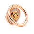 Diamond inlaid 360 ° rotating mobile phone metal ring buckle / kickstand