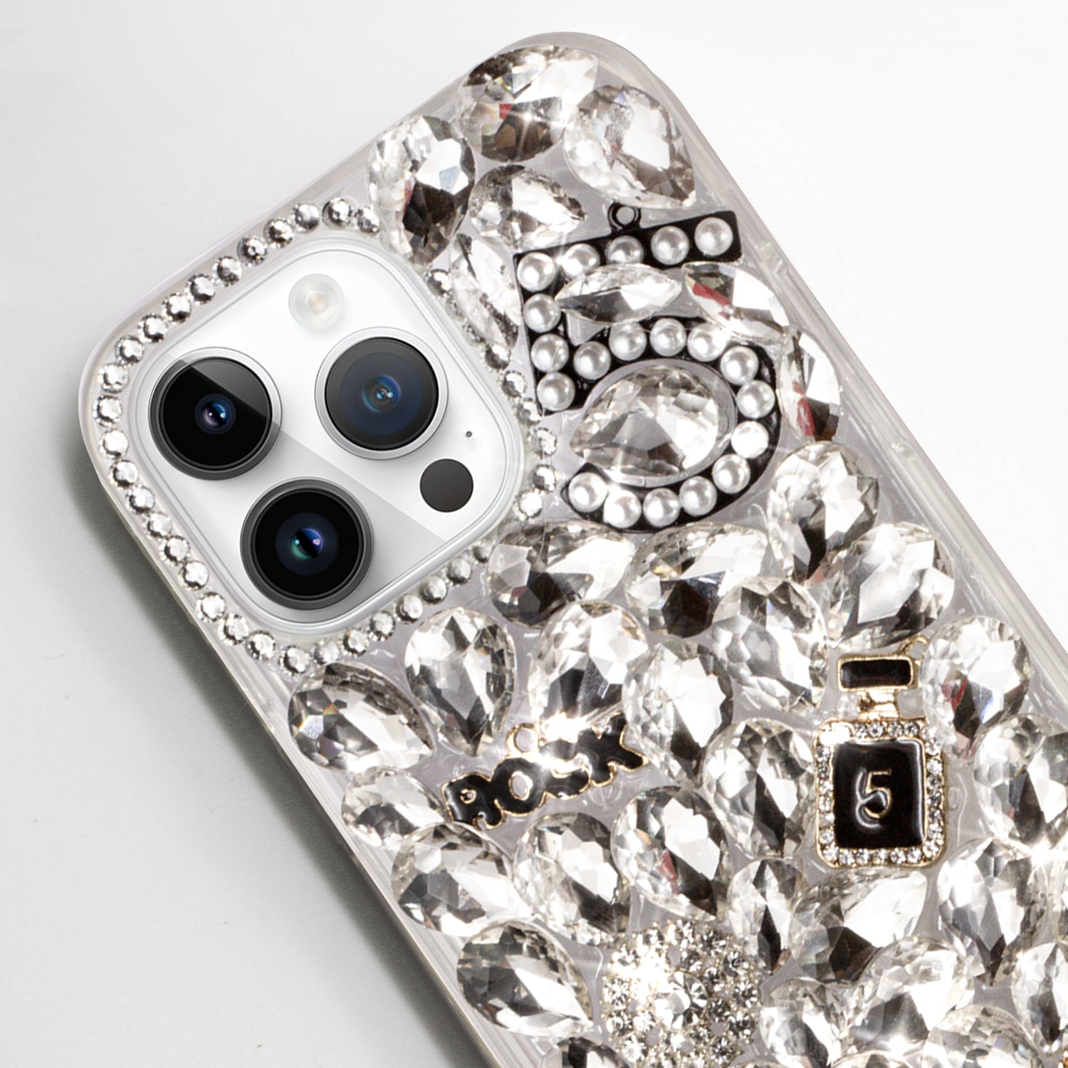 iPhone 13 Pro Max 3D diamond luxury bling bling TPU case-Pink*Lollipop