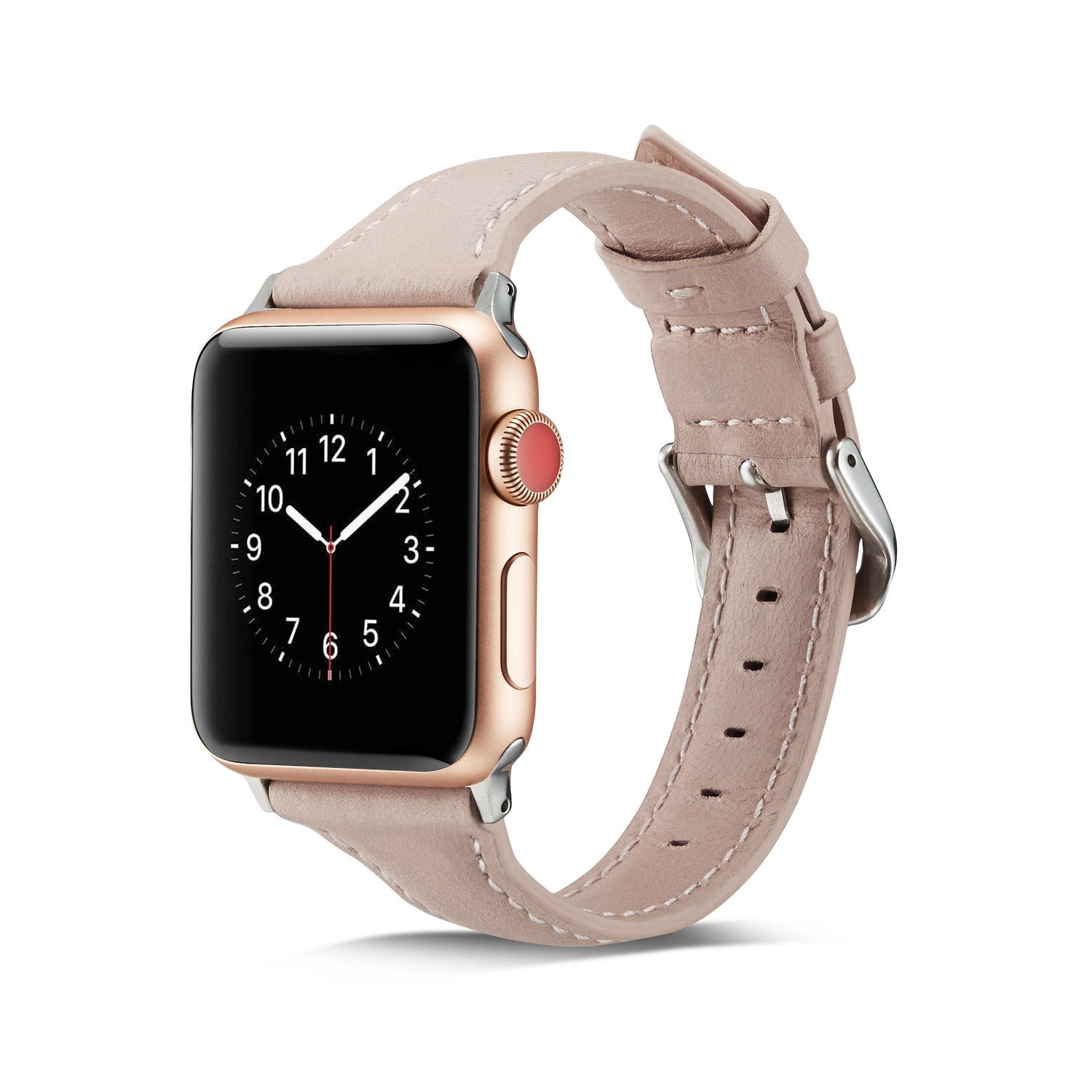 38/40/41mm Apple Watch series 7/6/5/4/3/2/1 Cowhide Belt Lady Blue Replacement Belt