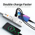 45W double PD double-port quick charge adapter