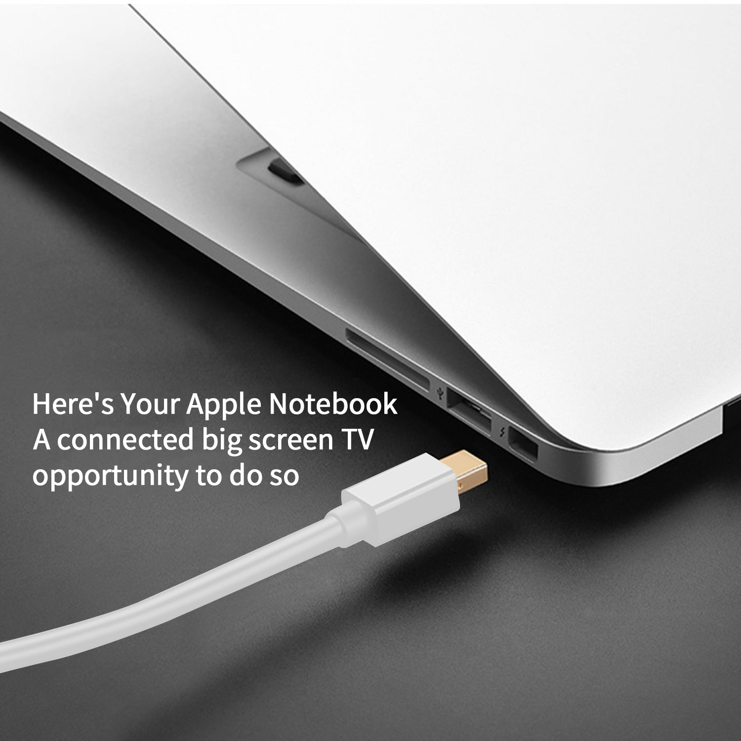 MiniDP to HDMI cable 4K laptop