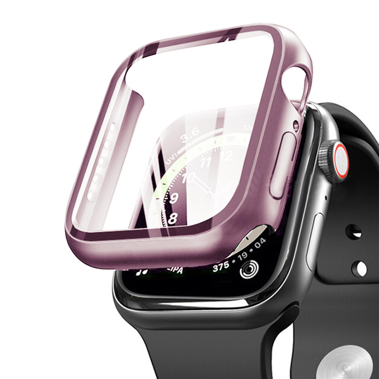 2 in 1 Bumper Case with Screen Protector for Apple Watch 6/5/4/3/2/1 (44MM)