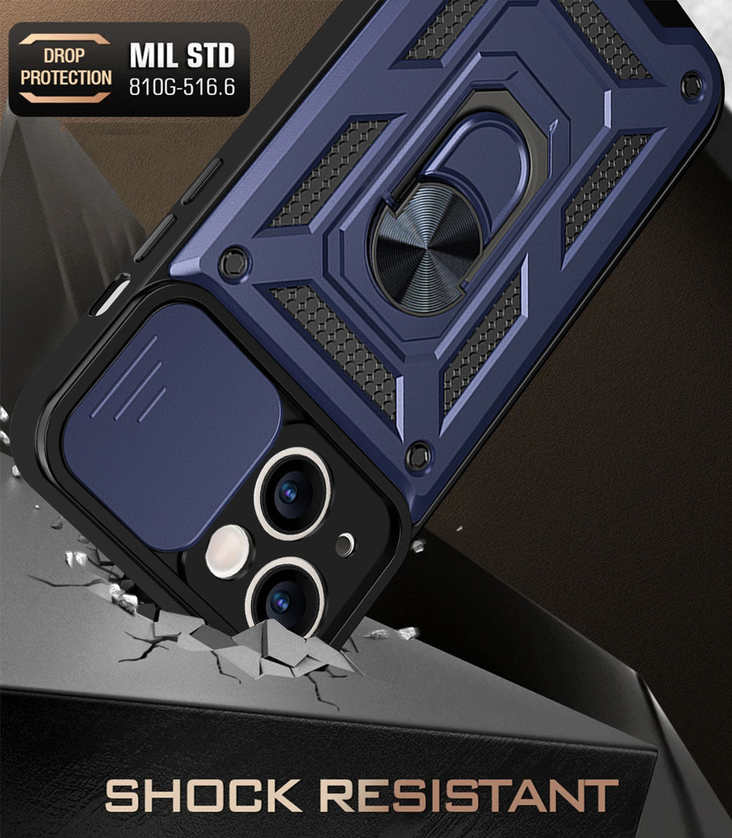 iPhone 13 Sliding window with kickstand Phone Case