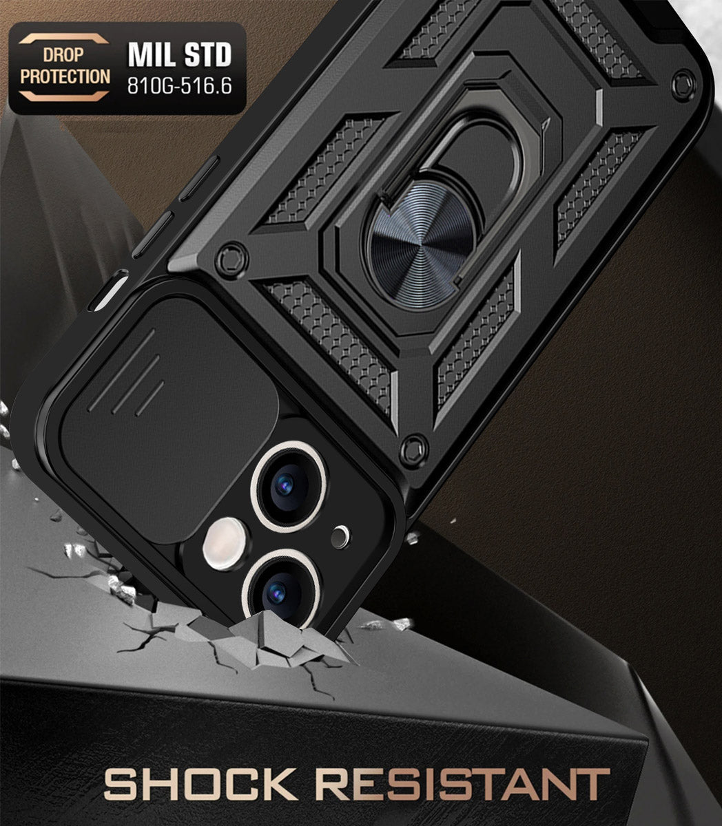 iPhone 13 Sliding window with kickstand Phone Case