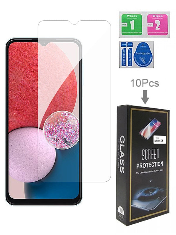 Samsung Galaxy A14 Clear Packs Full Size Tempered Glass