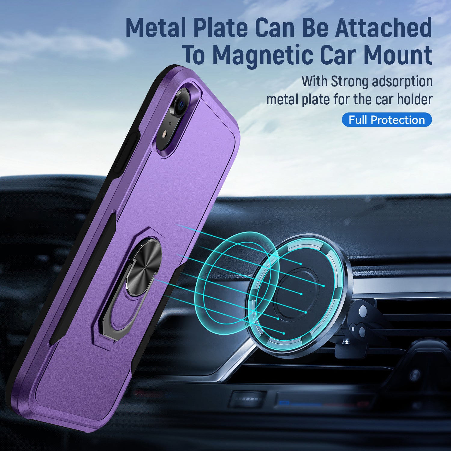 iPhone 6/7/8 Plus Kickstand fully protected heavy-duty shockproof case