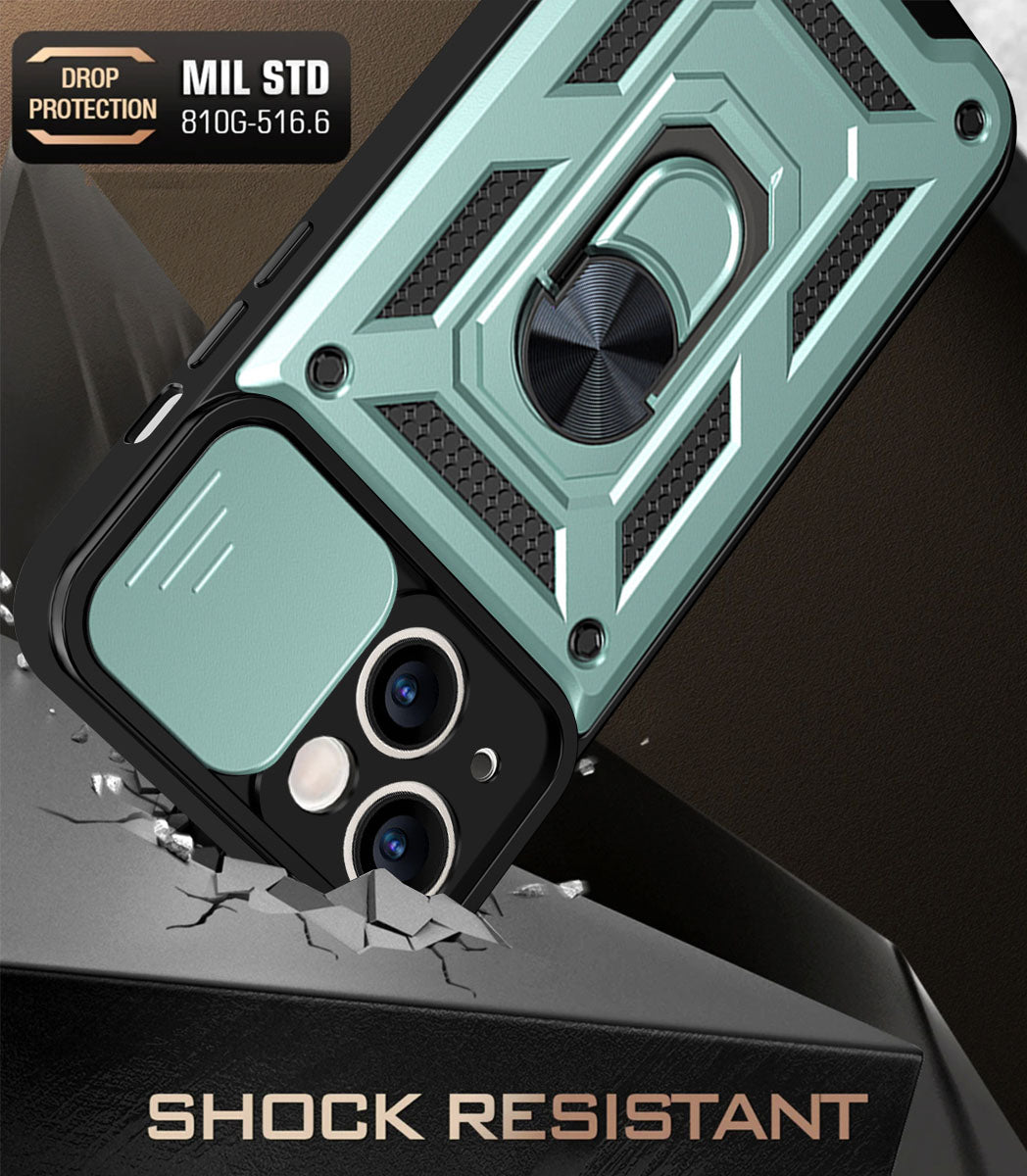 iPhone 13 Sliding window with kickstand Phone Case