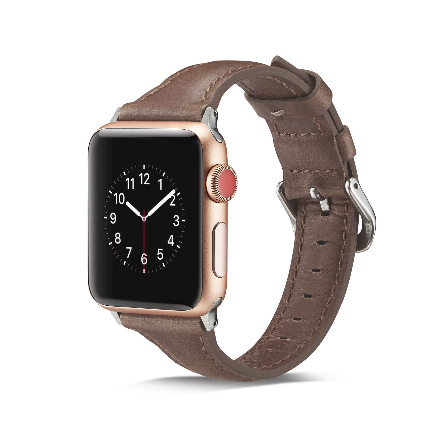 38/40/41mm Apple Watch series 7/6/5/4/3/2/1 Cowhide Belt Lady Blue Replacement Belt