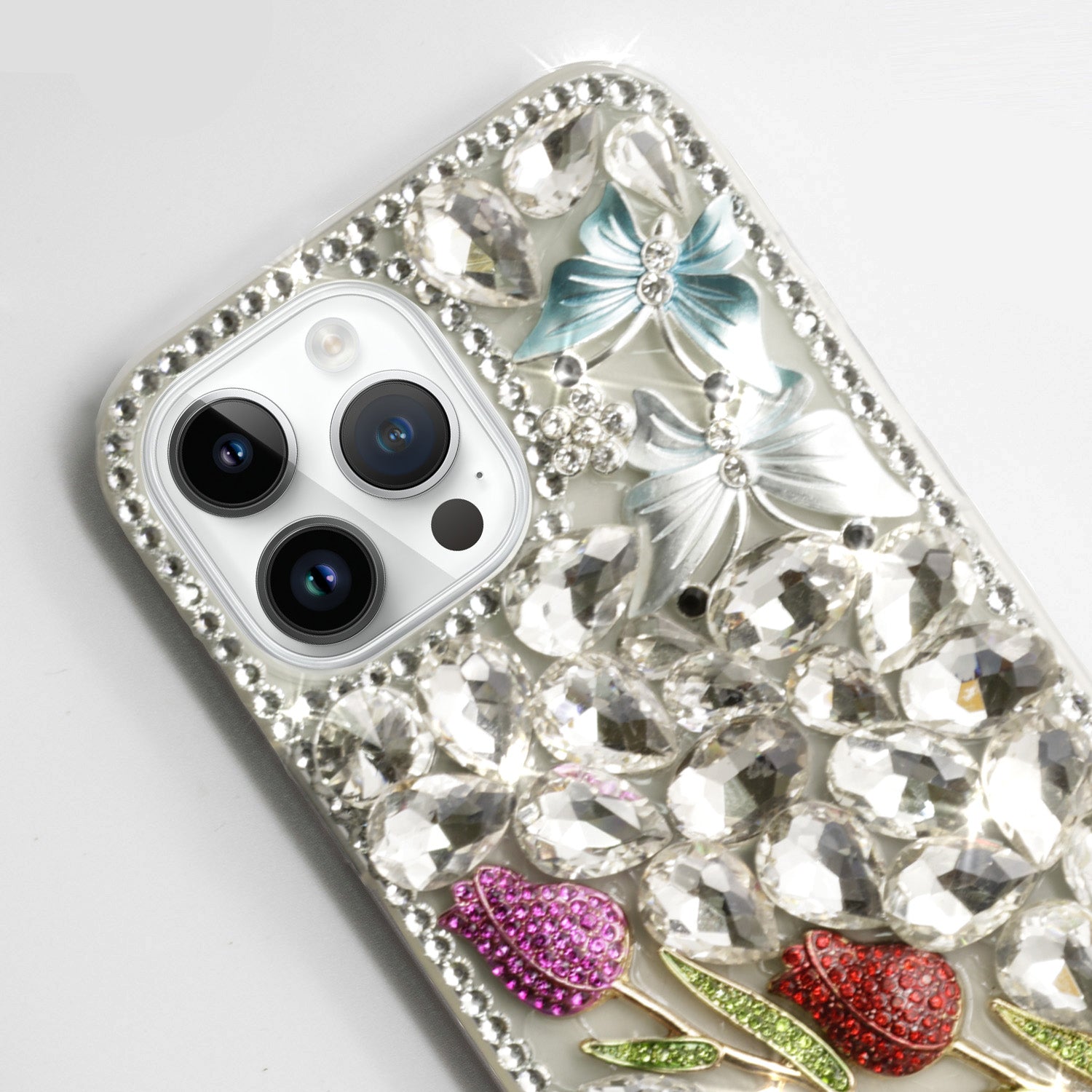 iPhone 13 Pro 3D diamond luxury bling bling TPU case