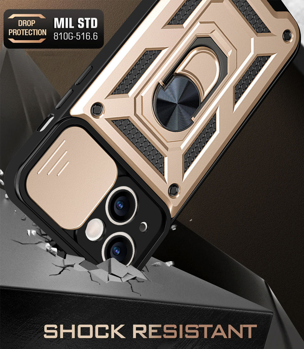 iPhone 13 Sliding window with kickstand Phone Case