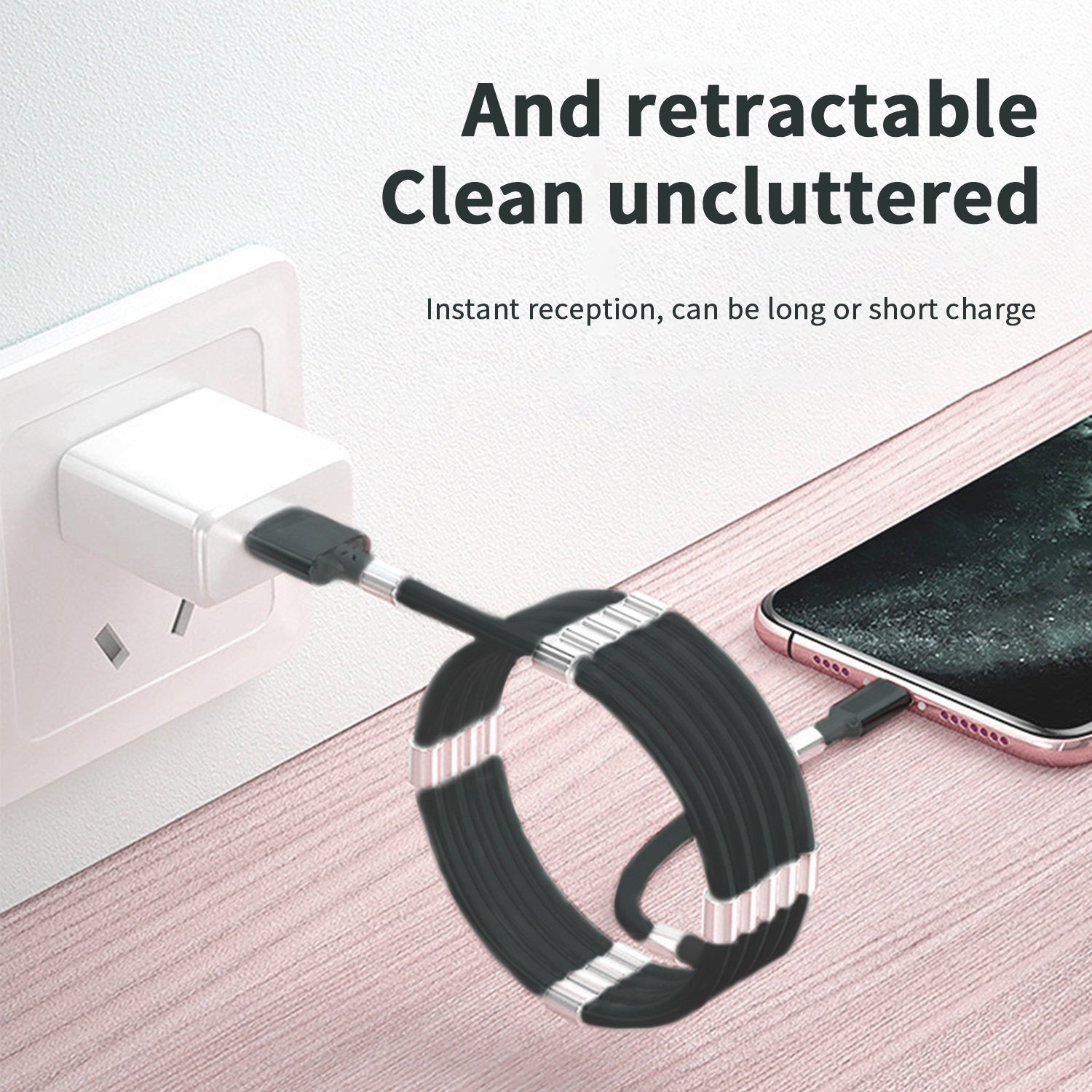 3 Feet USB to lightning magnetically fast charge & Sync cable
