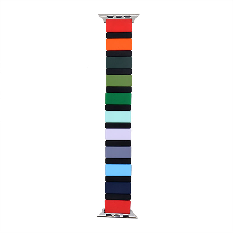 38/40/41mmColor soft silicone strap, suitable for Apple Watch series SE /7/6/ 5/ 4