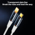 Lightning to Type-C Transparent Charging &Sync Data Cable