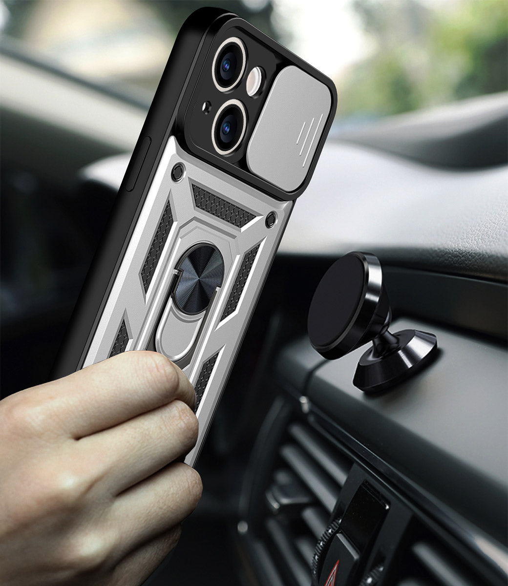 iPhone 13 Sliding window with kickstand Phone Case