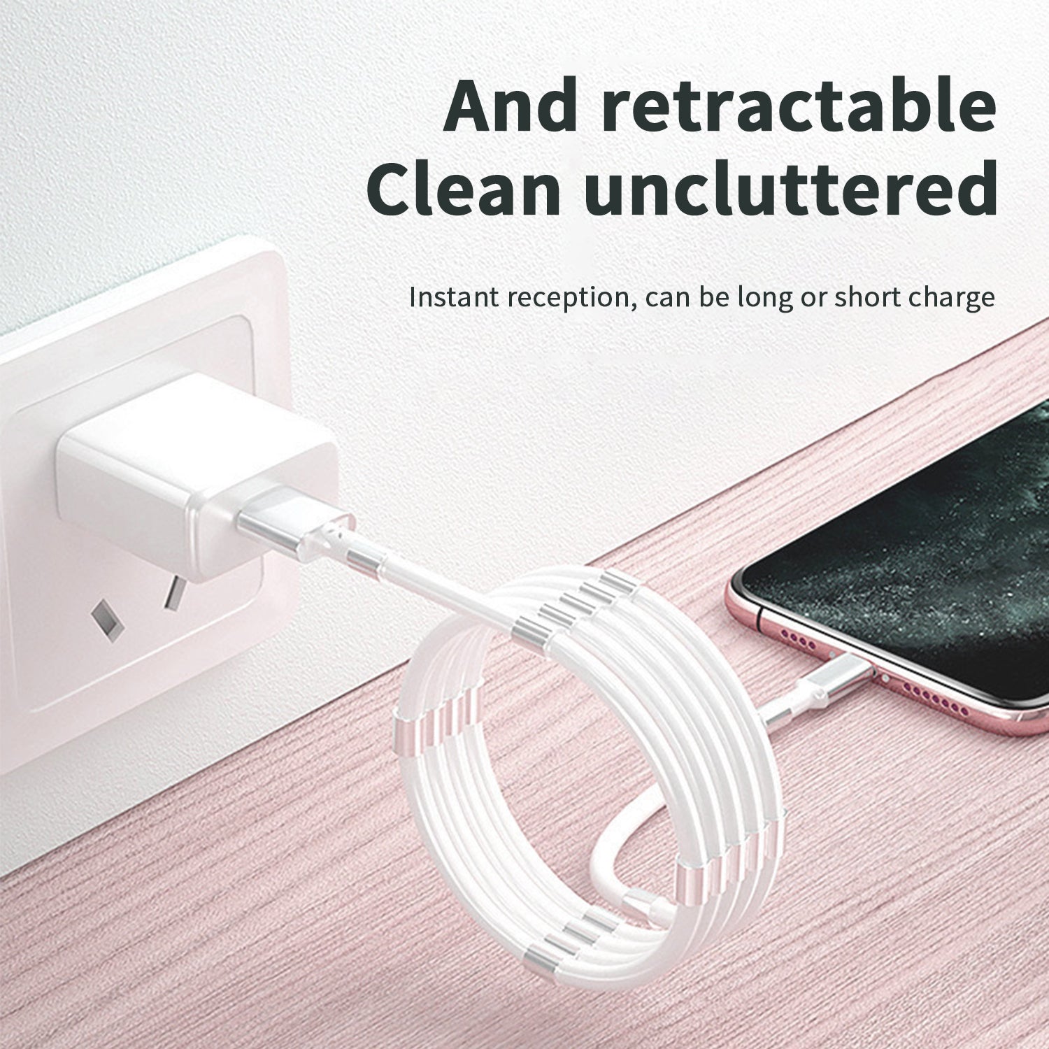 3 Feet USB to lightning magnetically fast charge & Sync cable