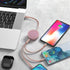 3 in 1(Lightning/Android/Type-C)66W ultra high speed charging telescopic cable