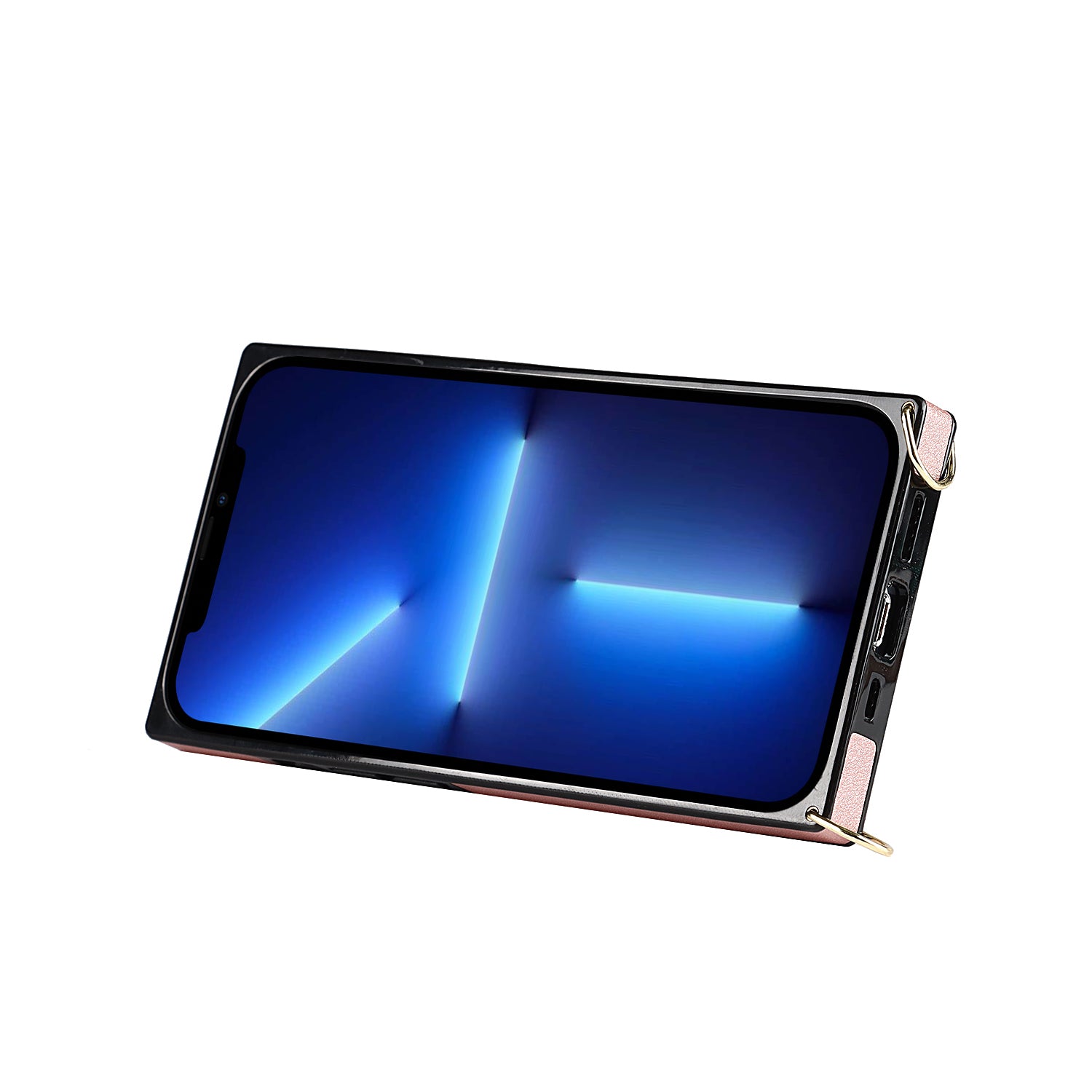 Fashion Leather Case with 1 Credit Card Slots for iPhone 13 Pro(6.1")