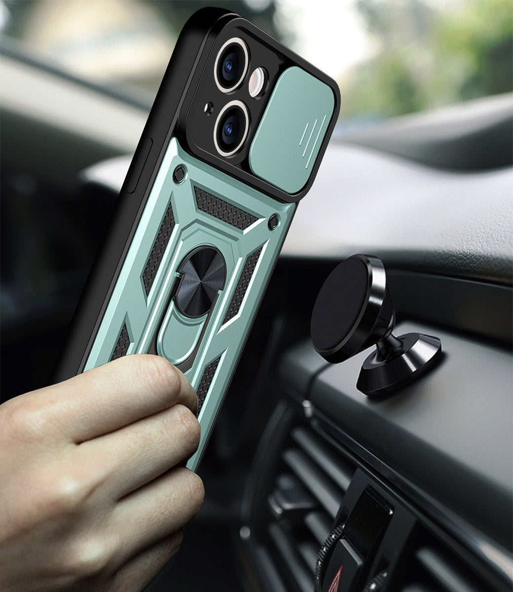 iPhone 13 Sliding window with kickstand Phone Case