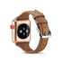 42/44/45mm Apple Watch series 7/6/5/4/3/2/1 Cowhide Belt Lady Blue Replacement Belt