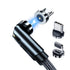 3 in 1 rotating magnetic Suction data Fast Charge Cable Compatible With iPhone 15 Series(3FT)