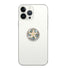 Bling bling pearl and diamonds mobile phone metal ring buckle / kickstand