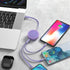 3 in 1(Lightning/Android/Type-C)66W ultra high speed charging telescopic cable