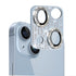 iPhone 14 Plus Colorful crystal diamond Camera Lens case toughened glass  aluminum all-in-one lens screen cover