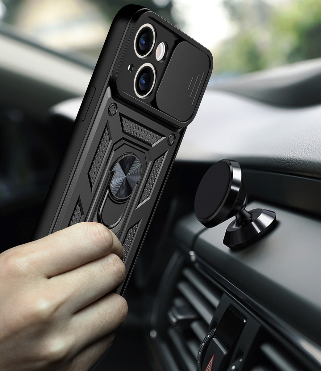 iPhone 13 Sliding window with kickstand Phone Case