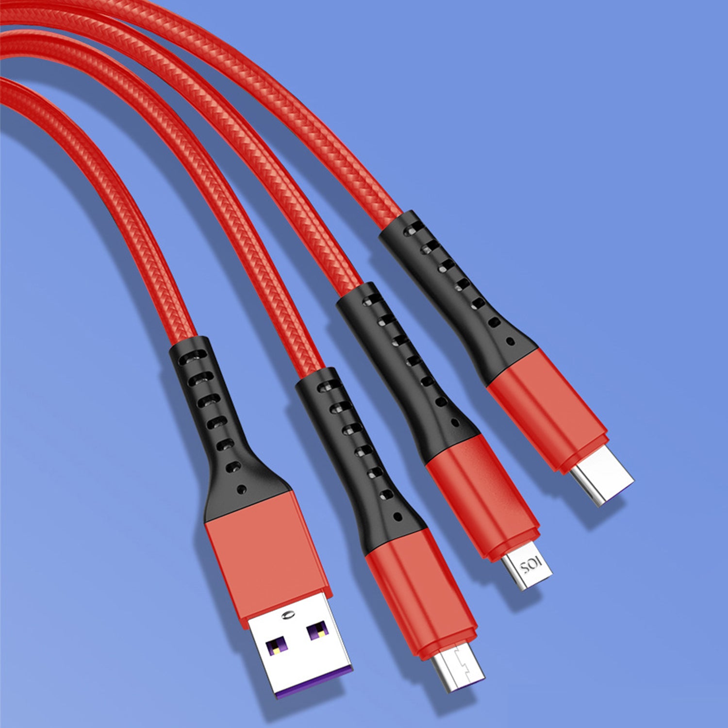 3 in 1 (iPhone/Android/Type-C) 66w super fast charging cable
