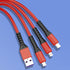 3 in 1 (iPhone/Android/Type-C) 66w super fast charging cable