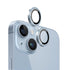 iPhone 14 Lens Protective Metal Ring with Tempered Glass
