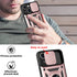 iPhone 13 Sliding window with kickstand Phone Case