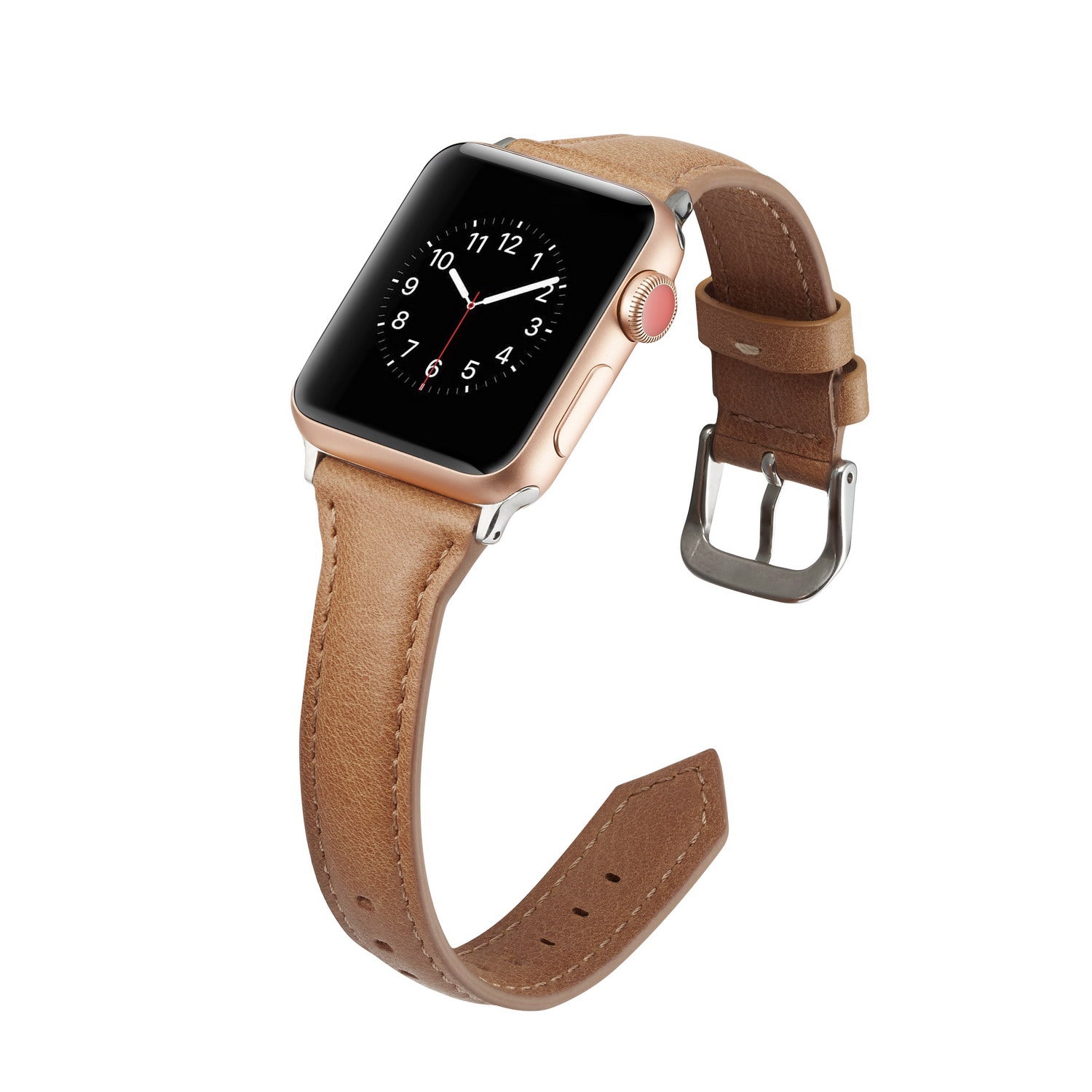 42/44/45mm Apple Watch series 7/6/5/4/3/2/1 Cowhide Belt Lady Blue Replacement Belt