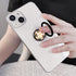 Bling bling pearl and diamonds mobile phone metal ring buckle / kickstand