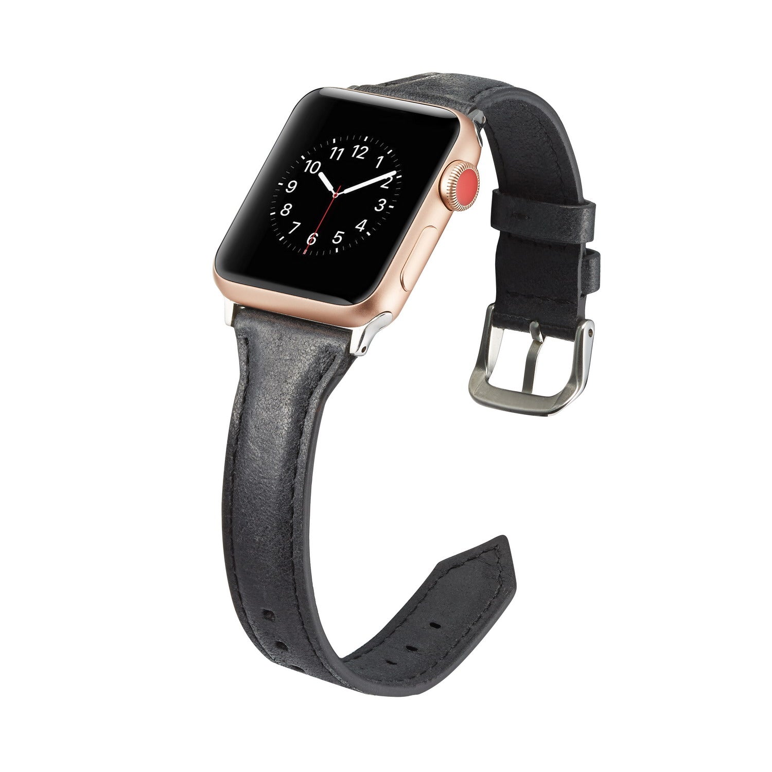 38/40/41mm Apple Watch series 7/6/5/4/3/2/1 Cowhide Belt Lady Blue Replacement Belt