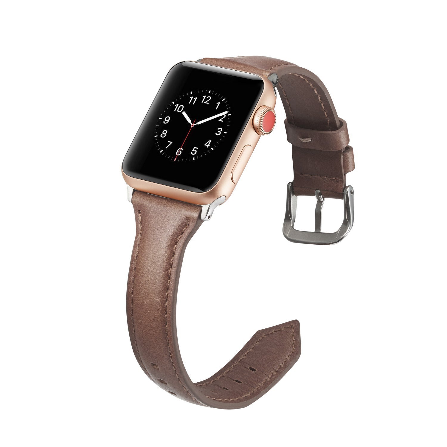 38/40/41mm Apple Watch series 7/6/5/4/3/2/1 Cowhide Belt Lady Blue Replacement Belt
