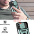 iPhone 14 Sliding window with kickstand Phone Case