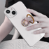 Diamond inlaid 360 ° rotating mobile phone metal ring buckle / kickstand
