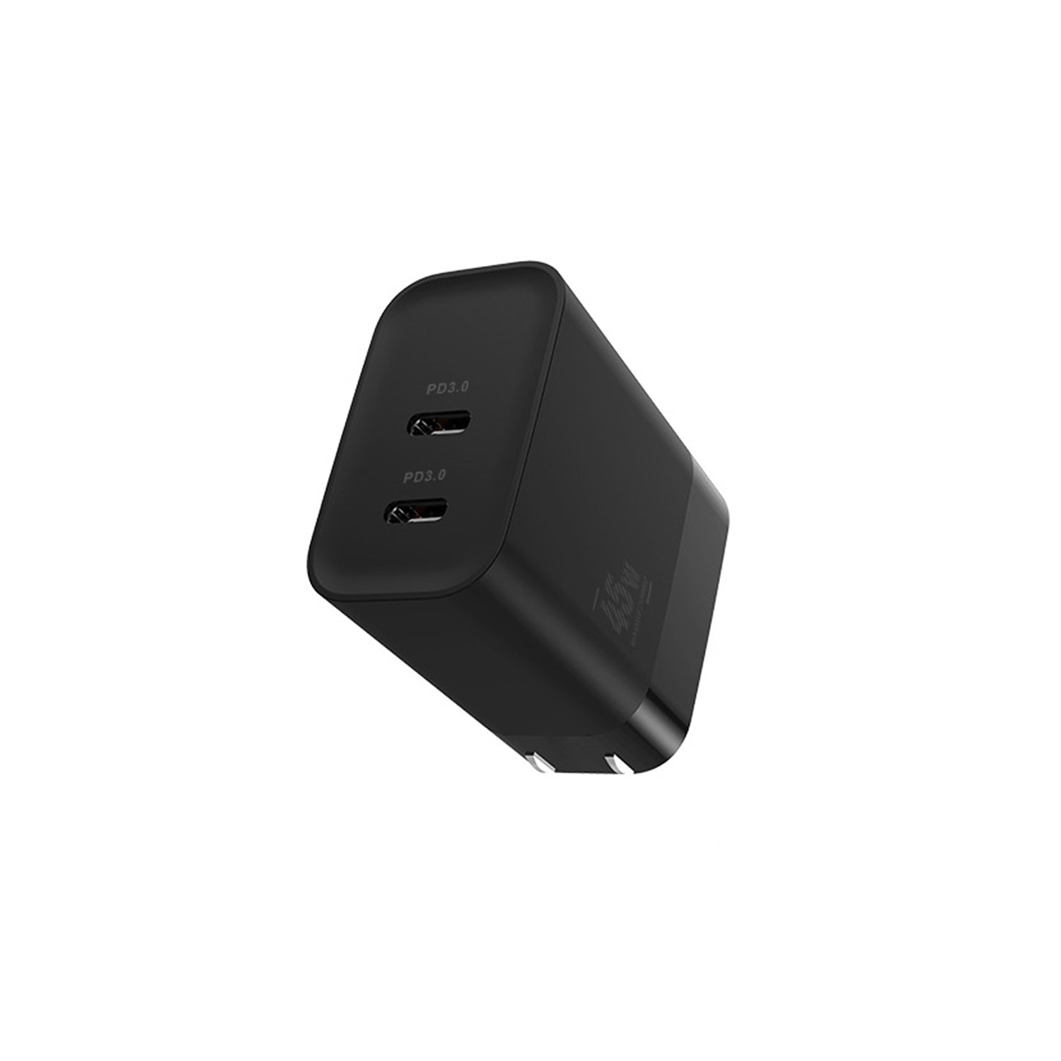 45W double PD double-port quick charge adapter