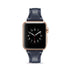 38/40/41mm Apple Watch series 7/6/5/4/3/2/1 Cowhide Belt Lady Blue Replacement Belt