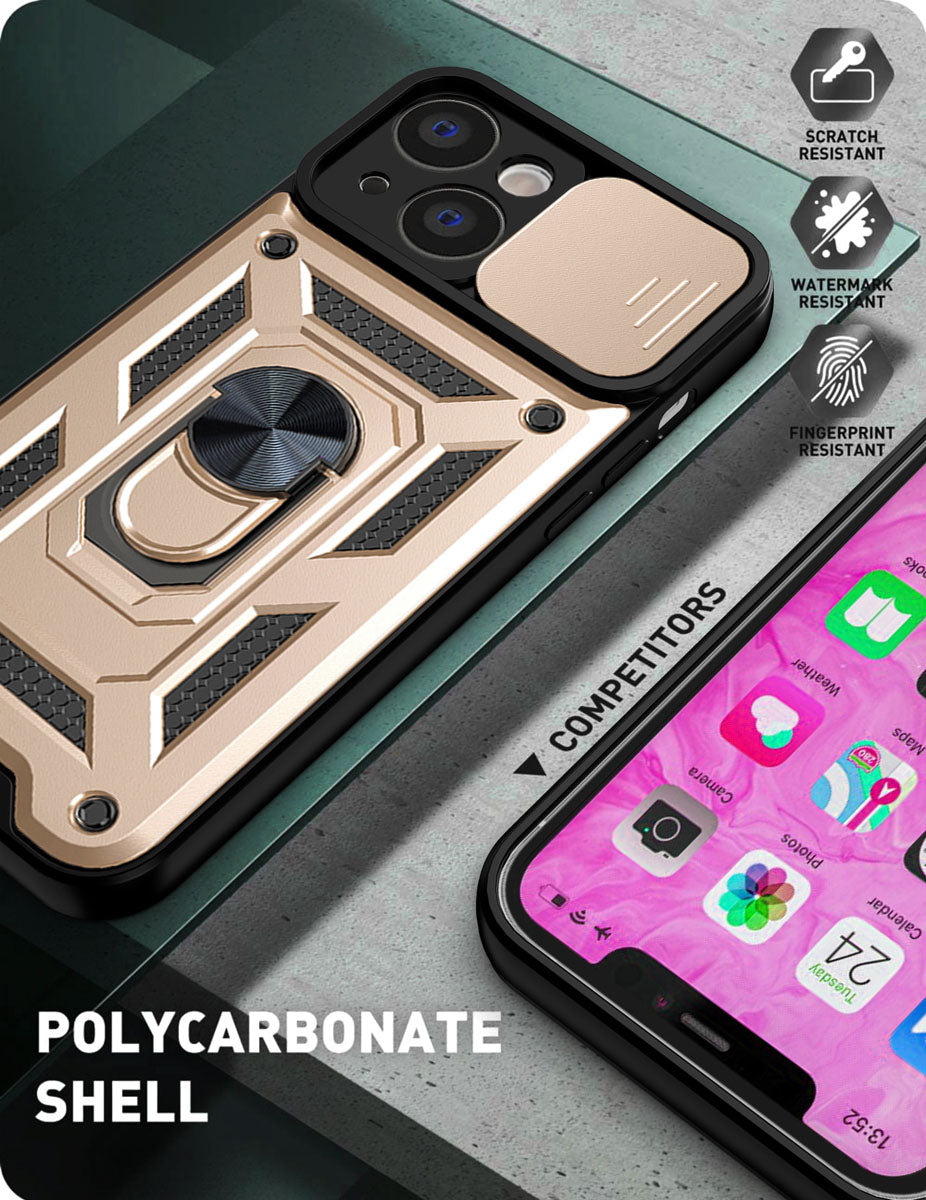 iPhone 13 Sliding window with kickstand Phone Case