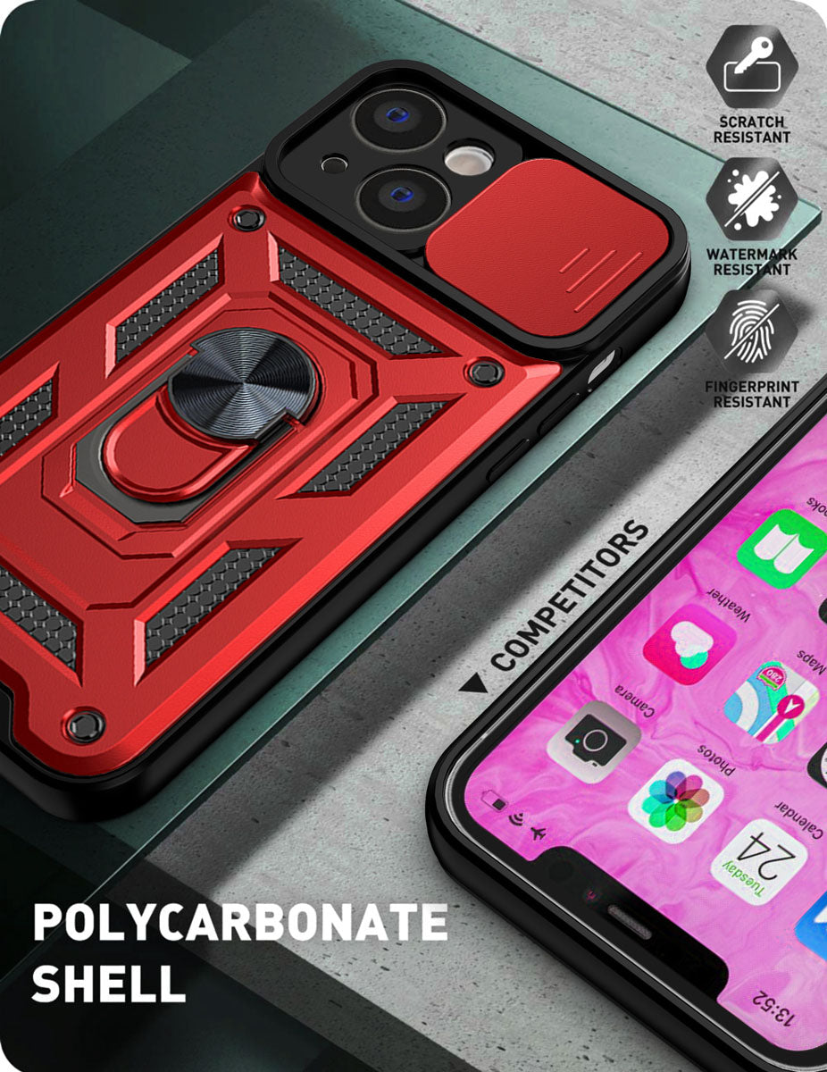 iPhone 13 Sliding window with kickstand Phone Case