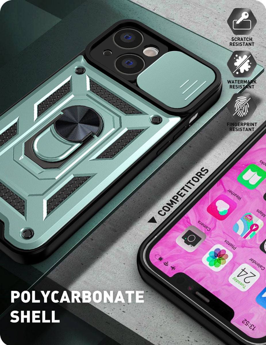 iPhone 13 Sliding window with kickstand Phone Case