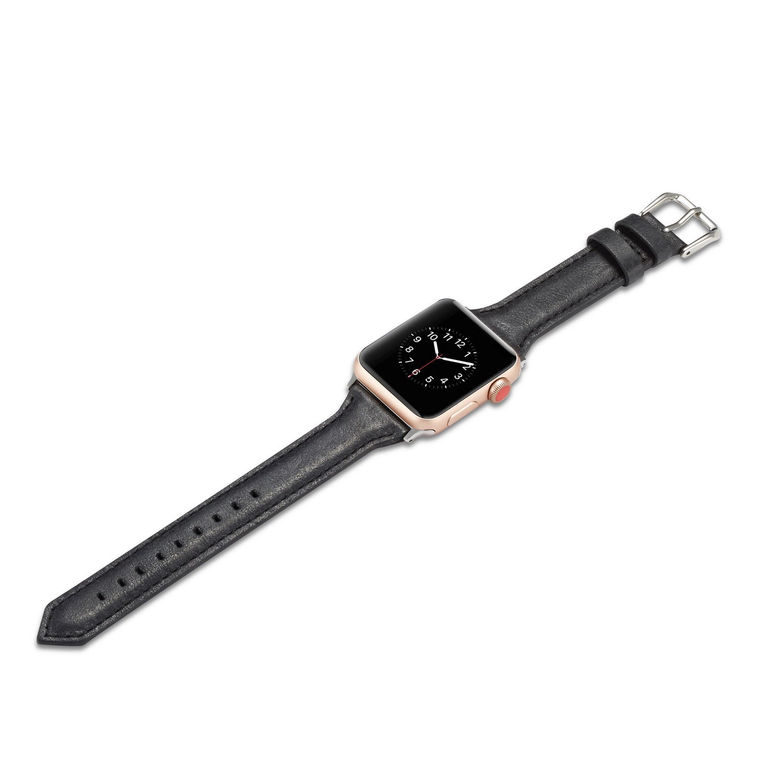 38/40/41mm Apple Watch series 7/6/5/4/3/2/1 Cowhide Belt Lady Blue Replacement Belt