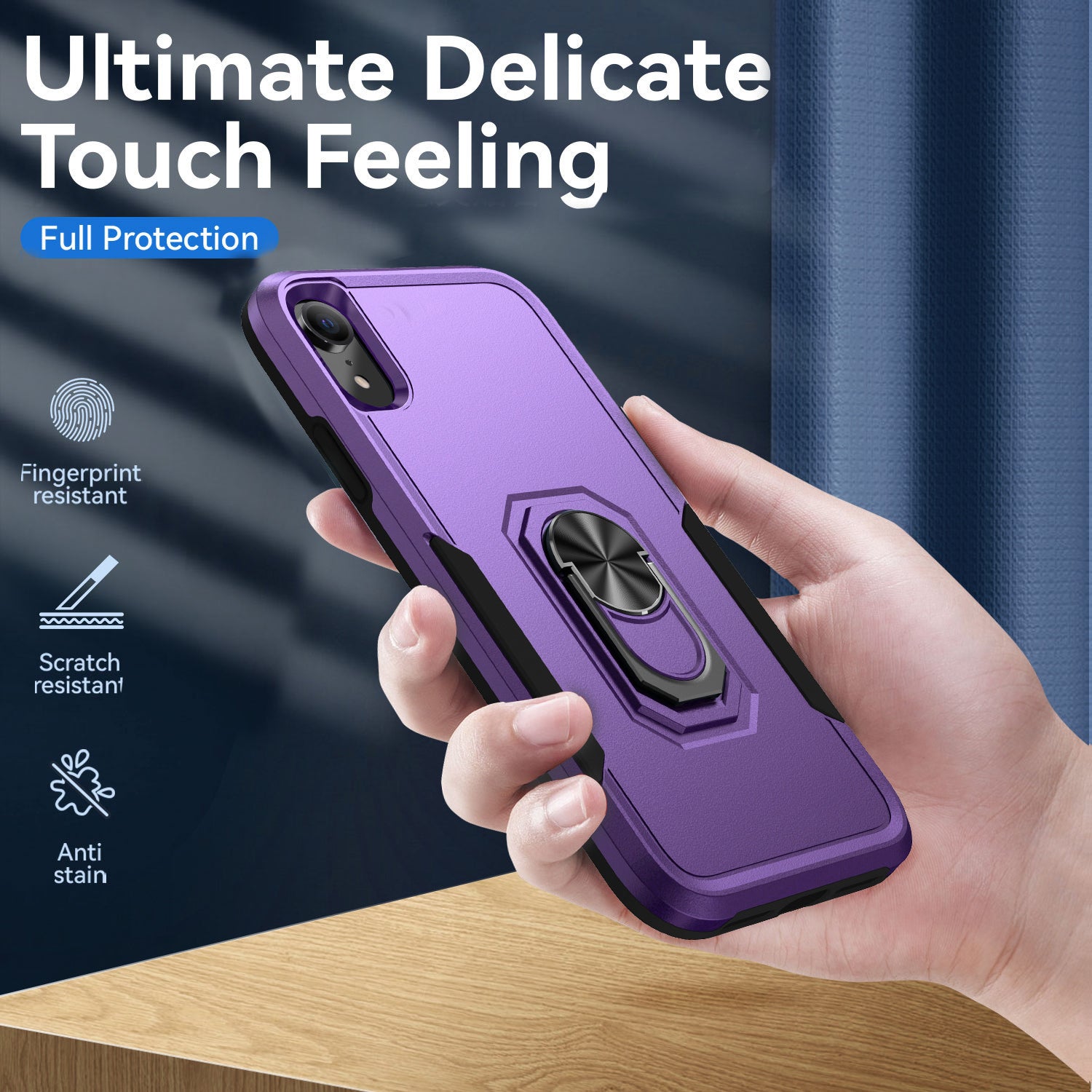 iPhone 6/7/8 Plus Kickstand fully protected heavy-duty shockproof case
