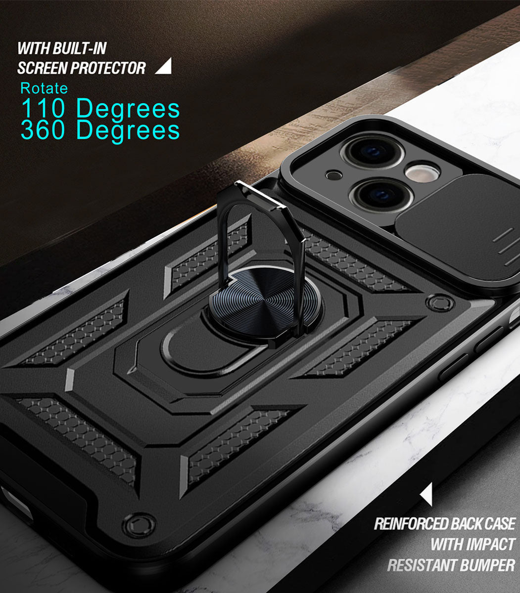 iPhone 13 Sliding window with kickstand Phone Case