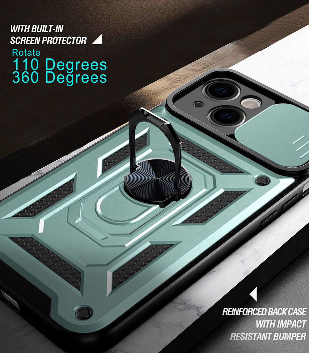 iPhone 13 Sliding window with kickstand Phone Case