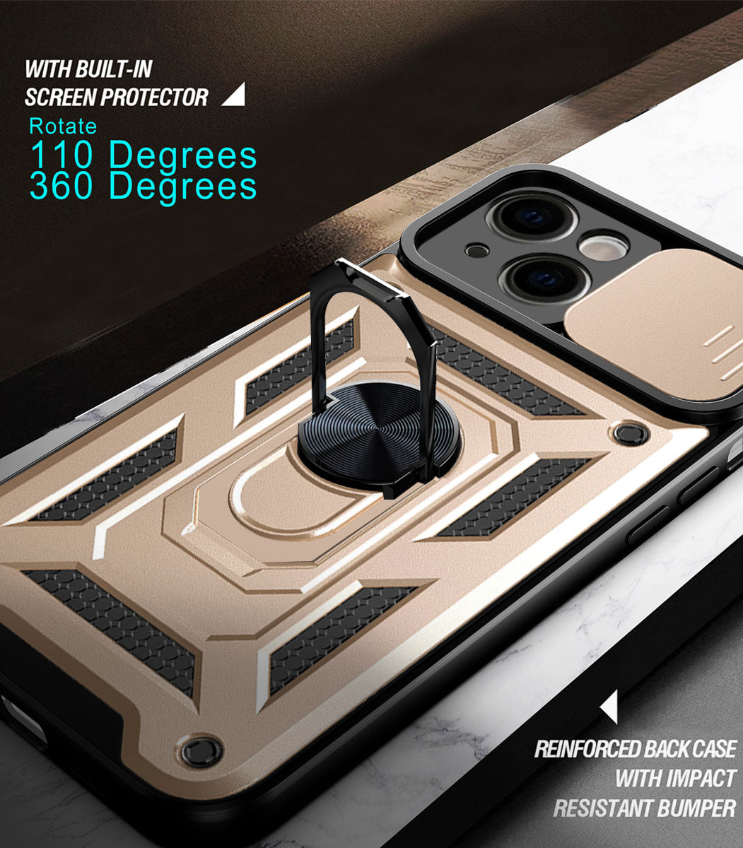 iPhone 13 Sliding window with kickstand Phone Case