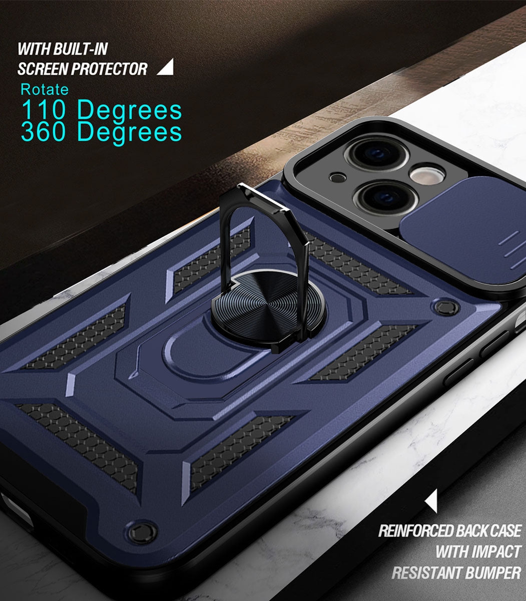 iPhone 13 Sliding window with kickstand Phone Case